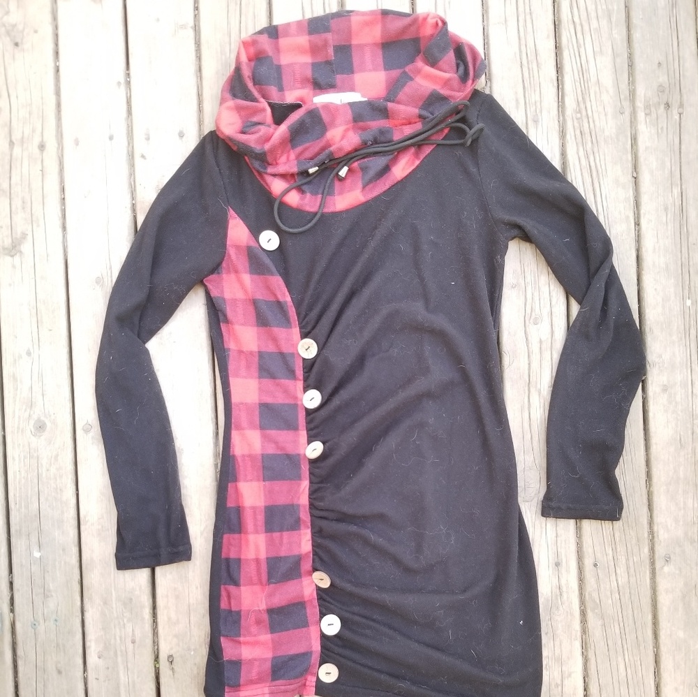 Plaid Tunic